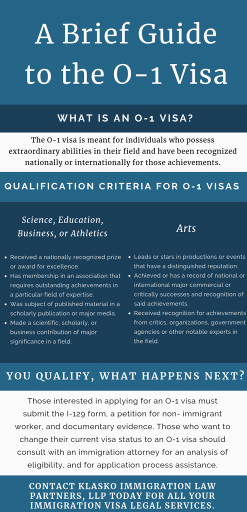 Brief Overview of the O-1 visa