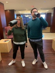 Photo of 2 employees from Klasko.